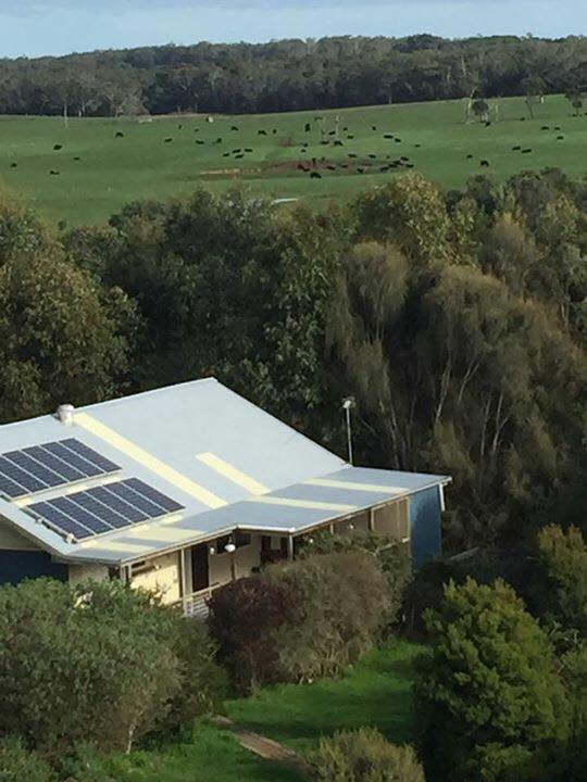 Aerial View of Cottage and Horse Yard